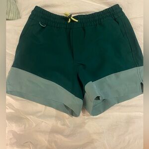 Green shorts